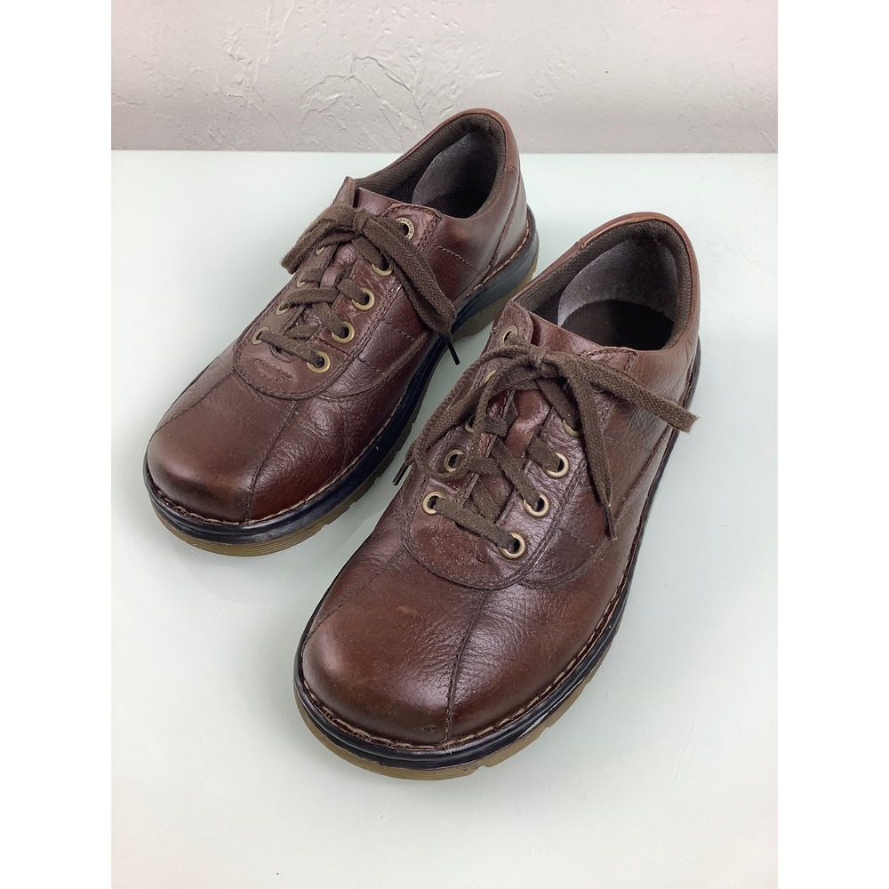 Dr. Martens John men Brown Lace up Oxfords Derbys shoes size 11 - Picture 10 of 12